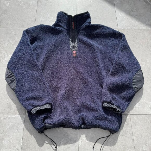 vintage bugle boy outerwear fleece pullover - size m men's - Picture 1 of 6